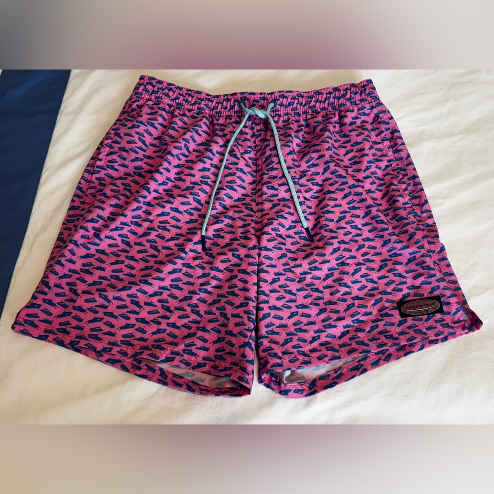 Vineyard Vines 7 Inch Printed Chappy Swim Trunks Men’s M